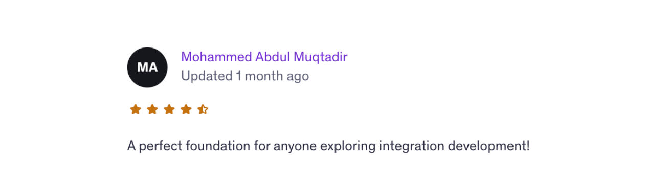 Student testimonials for Data Integration Mastery courses